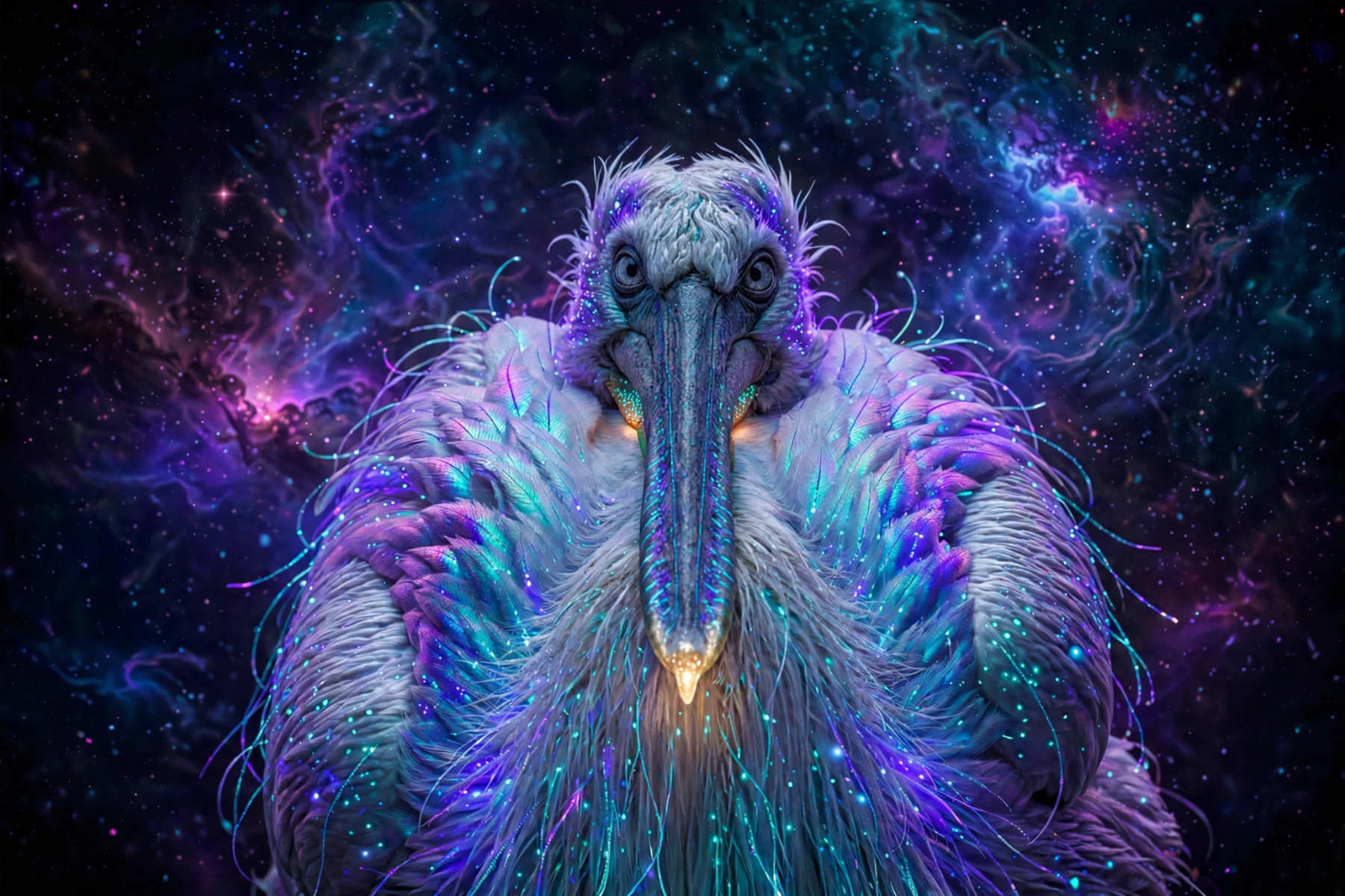Nebula Pelicanus, de paarse Pelikaan.