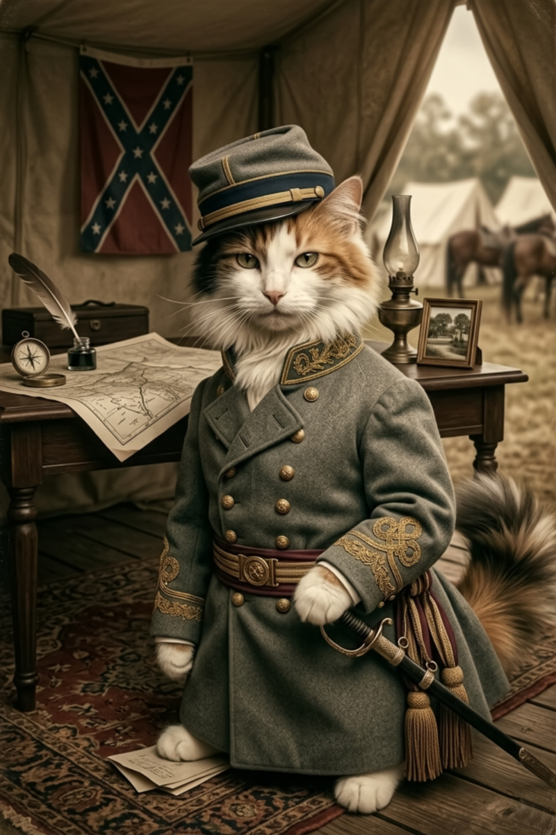 Historische Kater: Generaal Pluis, De Snorharen van de Confederatie