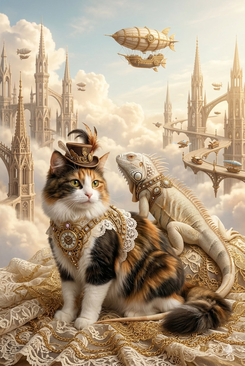 De Dame en de Leguaan, Steampunk Dreams.