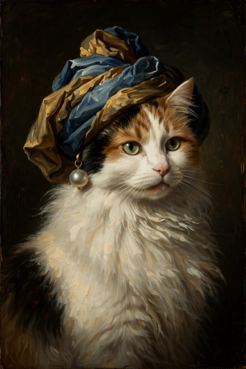 Apollo van Rijn – Het Meisje met de Parel vóór Vermeer.