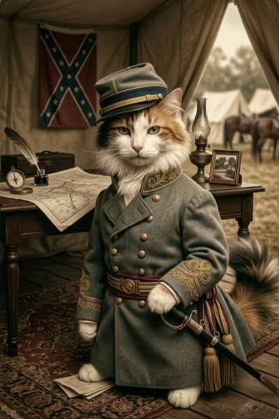 Historische Kater: Generaal Pluis, De Snorharen van de Confederatie